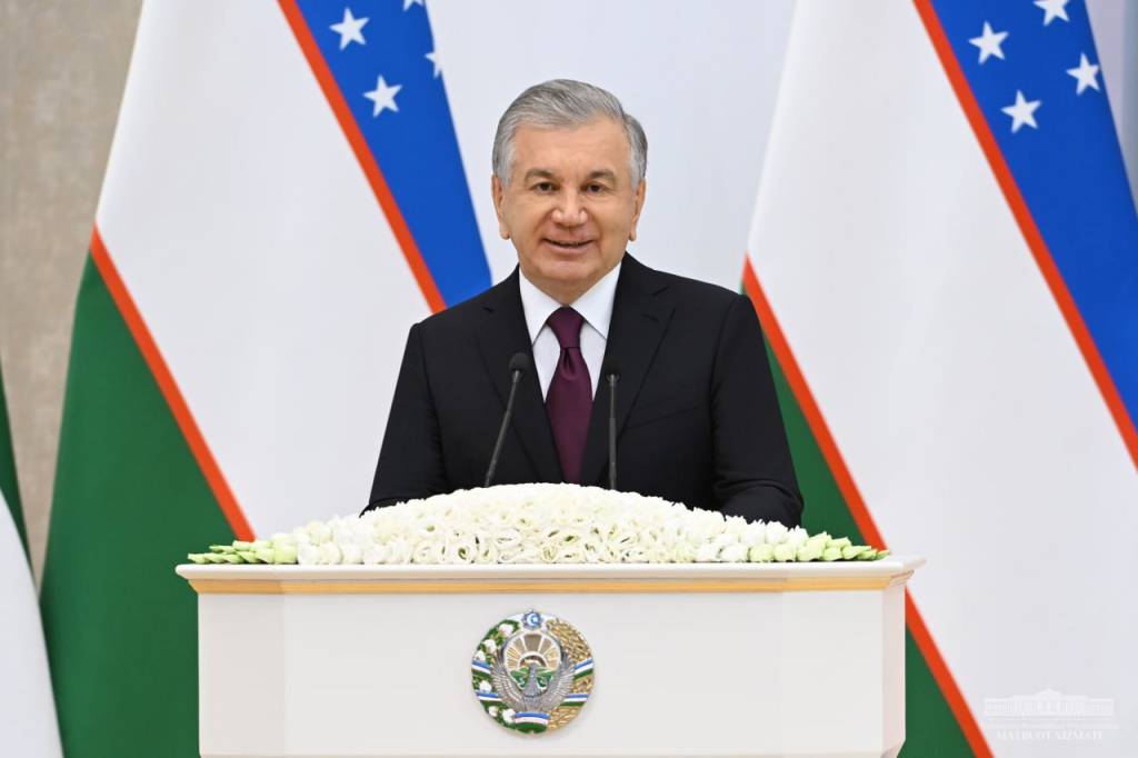 Address by Shavkat Mirziyoyev at launching ceremony of major joint projects in the field of green energy