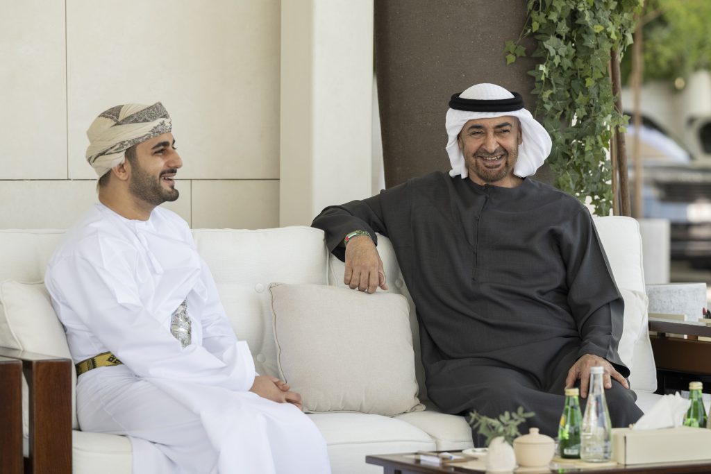 UAE President receives Theyazin bin Haitham Al Said of Oman