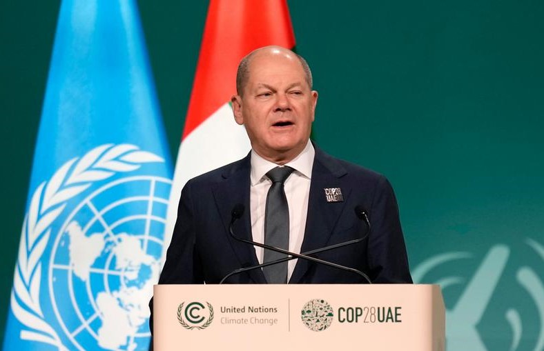 Scholz calls for phase-out of coal, oil and gas at COP28 summit