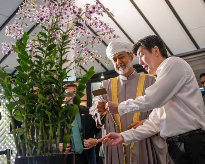 Singapore's National Orchid Garden named Sultan of Oman