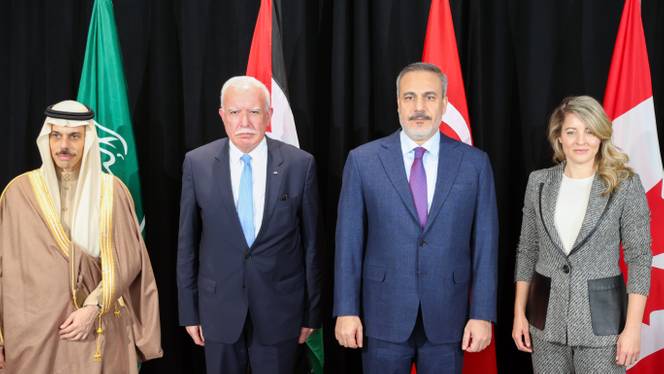 Turkish FM visits Canada to push for ceasefire in Gaza