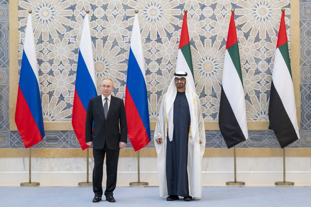 UAE President receives Putin