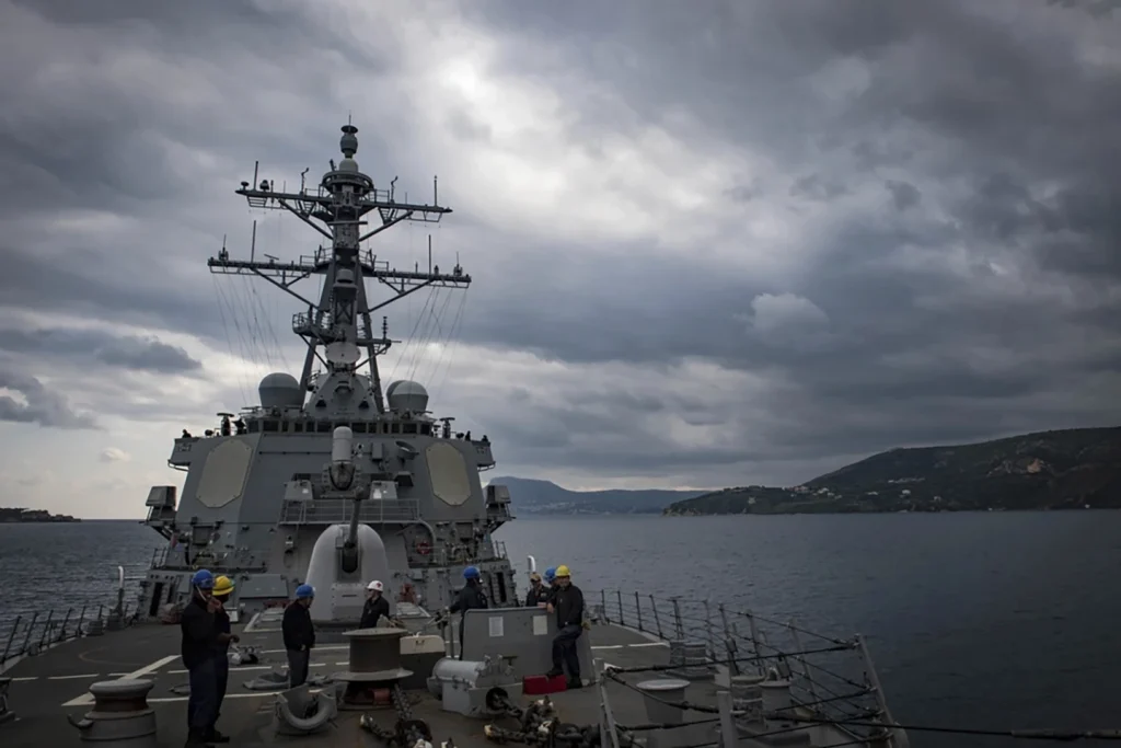 US warship, commercial ships attacked in Red Sea: Pentagon