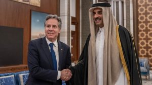 Amir of Qatar Hosts Meeting with Blinken