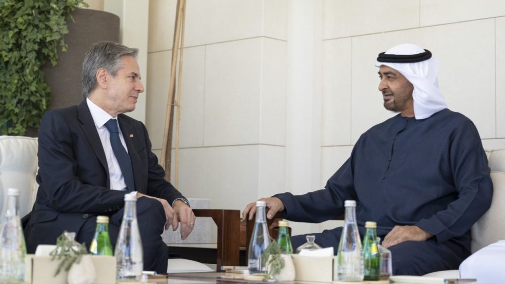 Strategic Dialogues Unfold: UAE President and Blinken Navigate Bilateral Relations and Navigate Regional Dynamics