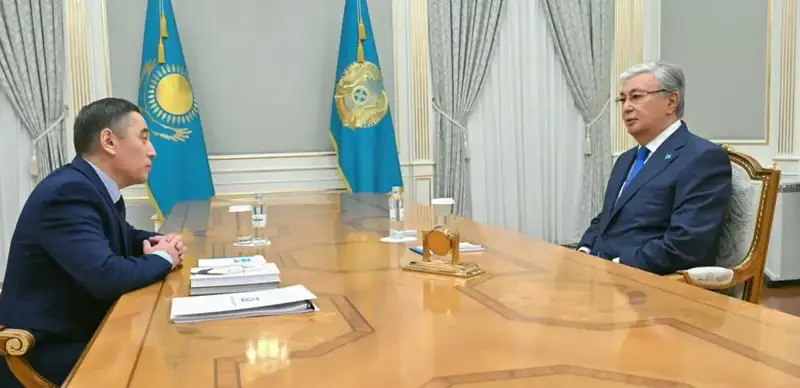 President Tokayev is giving an interview to Egemen Qazaqstan newspaper