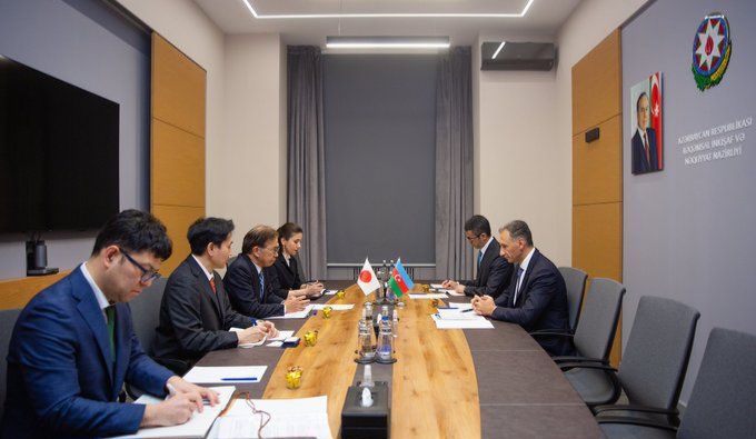 Azerbaijani Digital Development Minister Meets Japanese Ambassador to Expand Cooperation