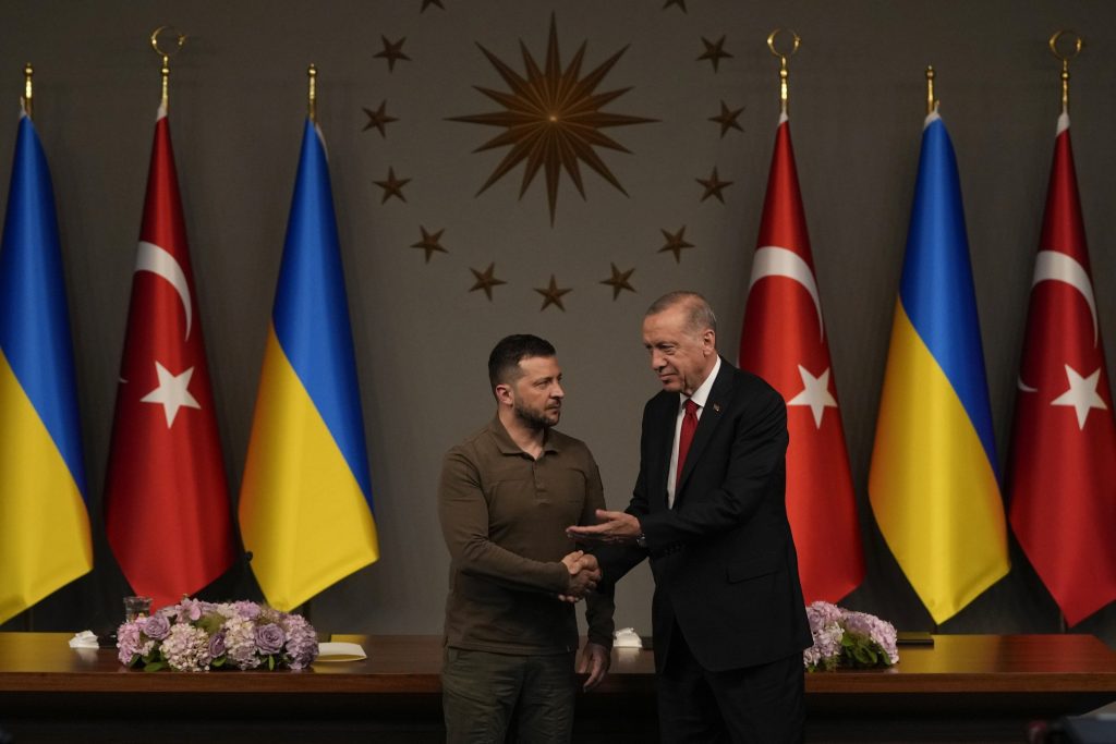 Erdogan Engages in Discussions with Zelenskyy