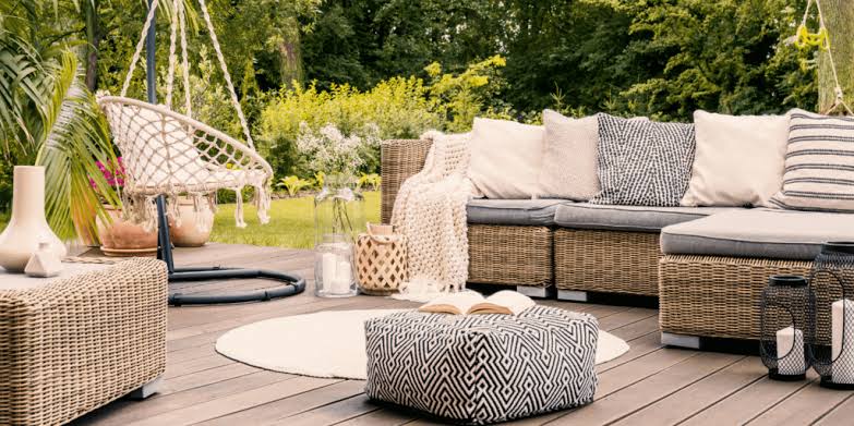 Java rattan online set