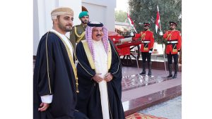 King of Bahrain Welcomes Sayyid Theyazin