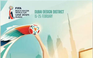 FIFA Beach Soccer World Cup UAE 2024 Dubai Unveils Captivating Official Poster