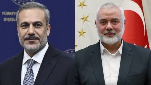 Türkiye's FM Meets Hamas Leader to Discuss Ceasefire and Humanitarian Aid