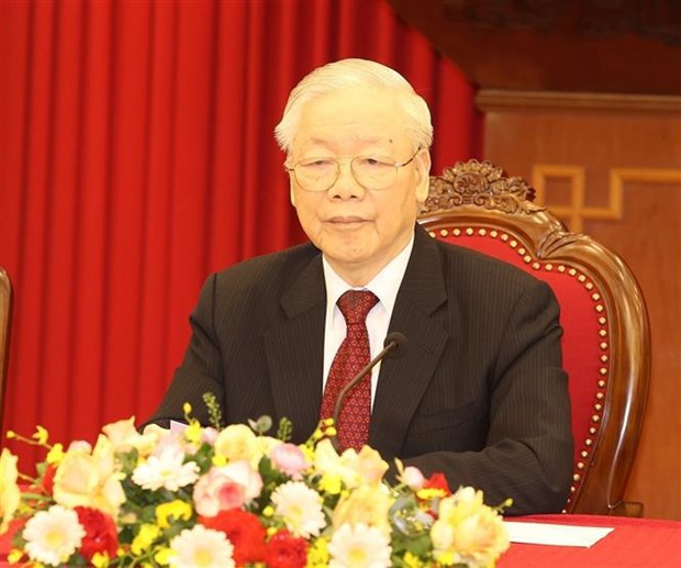 Viet Nam's Nguyen Phu Trong Congratulates CPP President on Successful ...