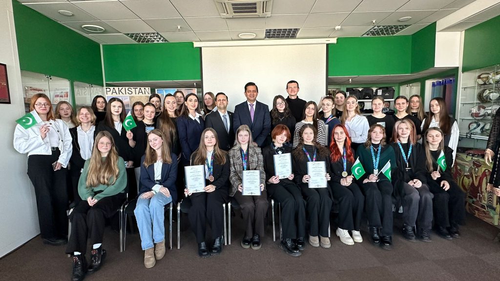 Ambassador of Pakistan to Belarus held an Interactive Session with Belarusian Students