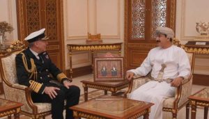 Oman's Minister of Royal Office Meets with UK's Chief of Defence Staff