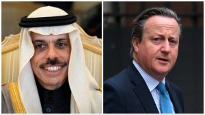 Saudi Foreign Minister Holds Telephone Conversation with British Foreign Secretary