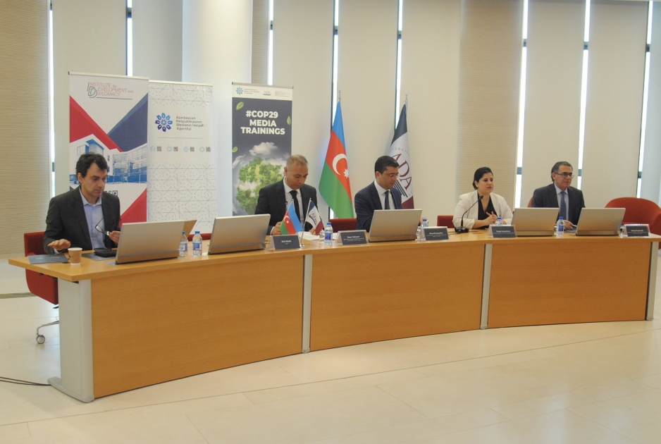 Azerbaijan Hosts Inaugural Training for English-Speaking Journalists Ahead of COP29 Coverage