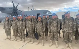 Kazakh Peacekeepers Commence Mission in the Middle East