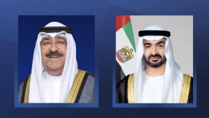 UAE President Extends Warm Welcome to Emir of Kuwait During State Visit