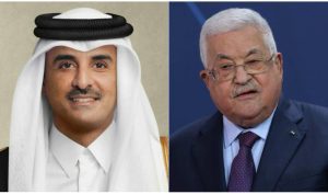 Amir of Qatar Receives Call from President Mahmoud Abbas of Palestine