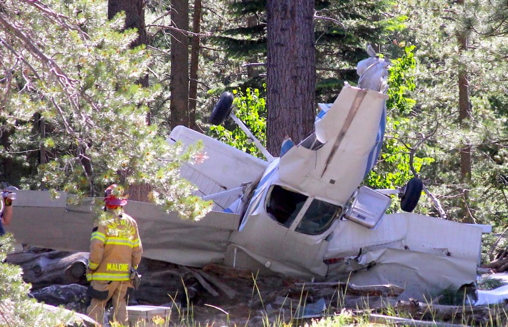 Fatal Plane Crash Near Nevada State Line Claims Two Lives in California Town