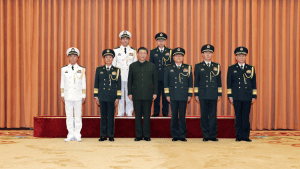 President Xi Bestows Promotion Orders, Elevating Military Officers to General Rank