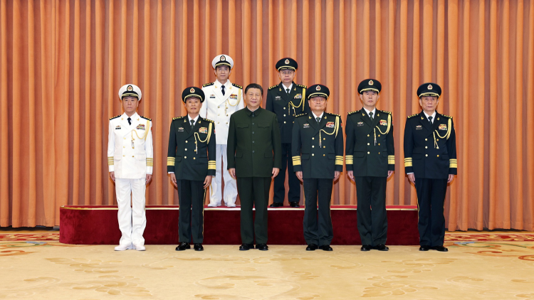 President Xi Bestows Promotion Orders, Elevating Military Officers to ...