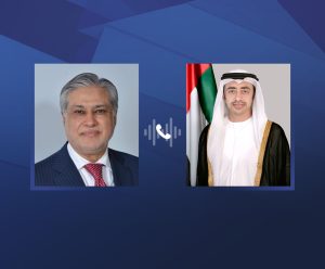 UAE FM Congratulates Ishaq Dar on Appointment as Pakistan's FM