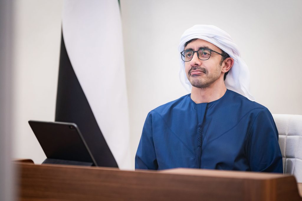 UAE FM Joins Virtual Ministerial to Advance Humanitarian Aid for Gaza