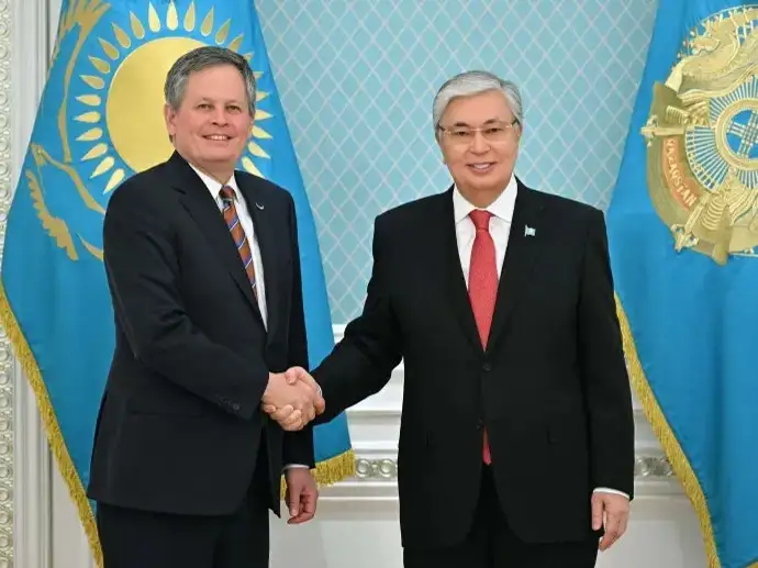 President Tokayev Discusses Bilateral Cooperation with US Senator Steve Daines