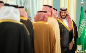 Saudi Crown Prince Welcomes Dignitaries and Well-Wishers for Ramadan Celebrations