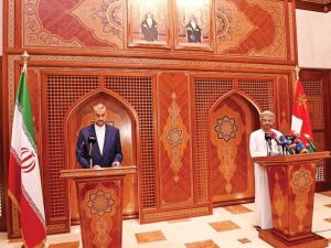 Muscat, The Gulf Observer: At a joint press conference held on Sunday, His Excellency Sayyid Badr Hamad al Busaidi, Foreign Minister of Oman, and His Excellency Hossein Amir-Abdollahian, Minister of Foreign Affairs of Iran, highlighted the ongoing consultations and cooperation between their respective countries on critical regional and global matters.