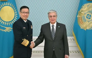 President Tokayev Engages in High-Level Talks with Chinese Defense Minister Dong Jun