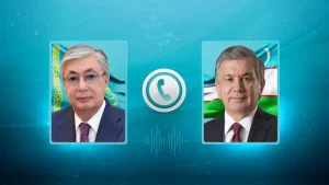 Tokayev Engages in Constructive Dialogue with Mirziyoyev