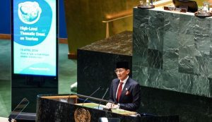 Indonesia Advocates Sustainable Tourism at United Nations General Assembly