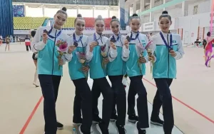Kazakh Rhythmic Gymnastics Team Secures Bronze at 2024 Asian Championships