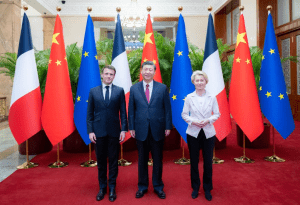 President Xi Engages in Trilateral Dialogue with Macron and Ursula von der Leyen
