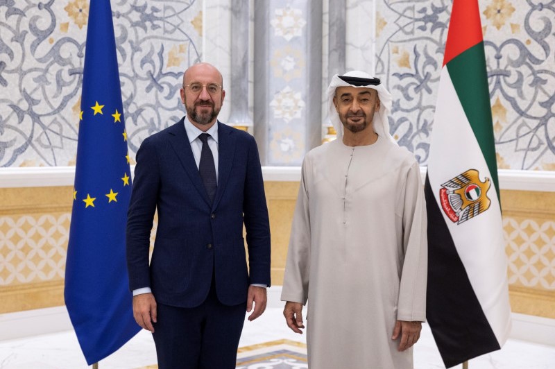 UAE President Discusses UAE-EU Cooperation with European Council President