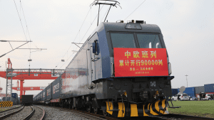 China-Europe Freight Train Service Surpasses 90,000 Trips