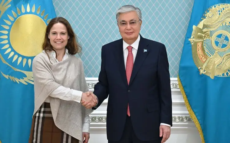 President Tokayev Explores Economic Ties with German Business Leader