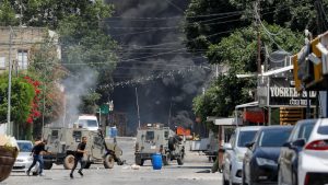 Israeli Air Strike on Jenin Refugee Camp