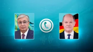President Tokayev and German Chancellor Olaf Scholz Discuss Bilateral Cooperation
