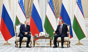 Presidents of Uzbekistan and Russia Hold Strategic Meeting at Kuksaroy Residence
