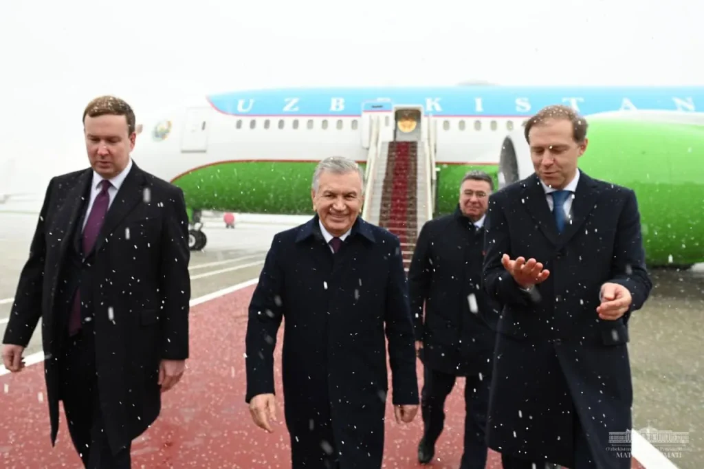 President of Uzbekistan arrived in Russia
