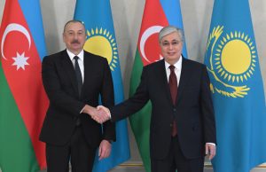 President Tokayev Extends Congratulations to Azerbaijani President on Independence Day