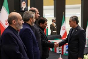 Gurbanguly Berdimuhamedov Attends Funeral of Iranian President and FM
