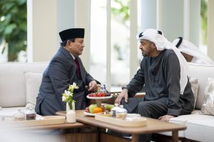 President of UAE Receives Indonesian Defence Minister and President-elect, Prabowo Subianto