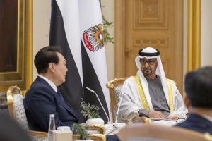 UAE President Meets South Korean President Yoon Suk Yeol in Seoul