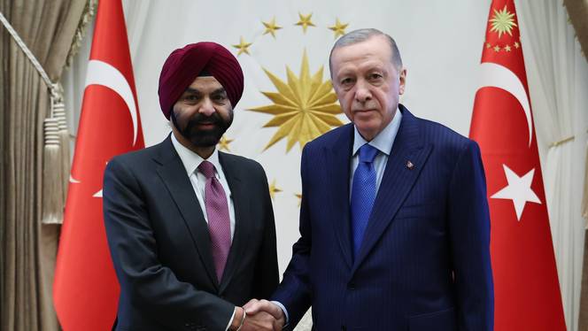 President Erdogan Meets World Bank President in Ankara