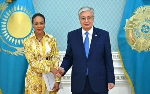 President Tokayev Meets Francoise Joly, Highlights Strengthening Ties with Congo